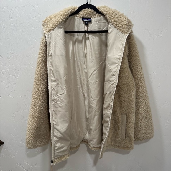 EUC Patagonia Women's XL Retro-X® Fleece Jacket Coat Dark Natural Cream 23095 - Picture 7 of 13